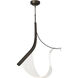 Sling LED 34.2 inch Dark Smoke Pendant Ceiling Light
