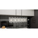 Caspian 5 Light 39.5 inch Matte Black Island Light Ceiling Light