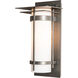 Banded 1 Light 16.2 inch Coastal Natural Iron Outdoor Sconce, with Top Plate