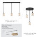 Exos 1 Light 6 inch Modern Brass Mini Pendant Ceiling Light, Small