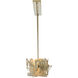 Brutus 6 Light 63 inch Modern Brass Pendant Ceiling Light, Large - Open Box