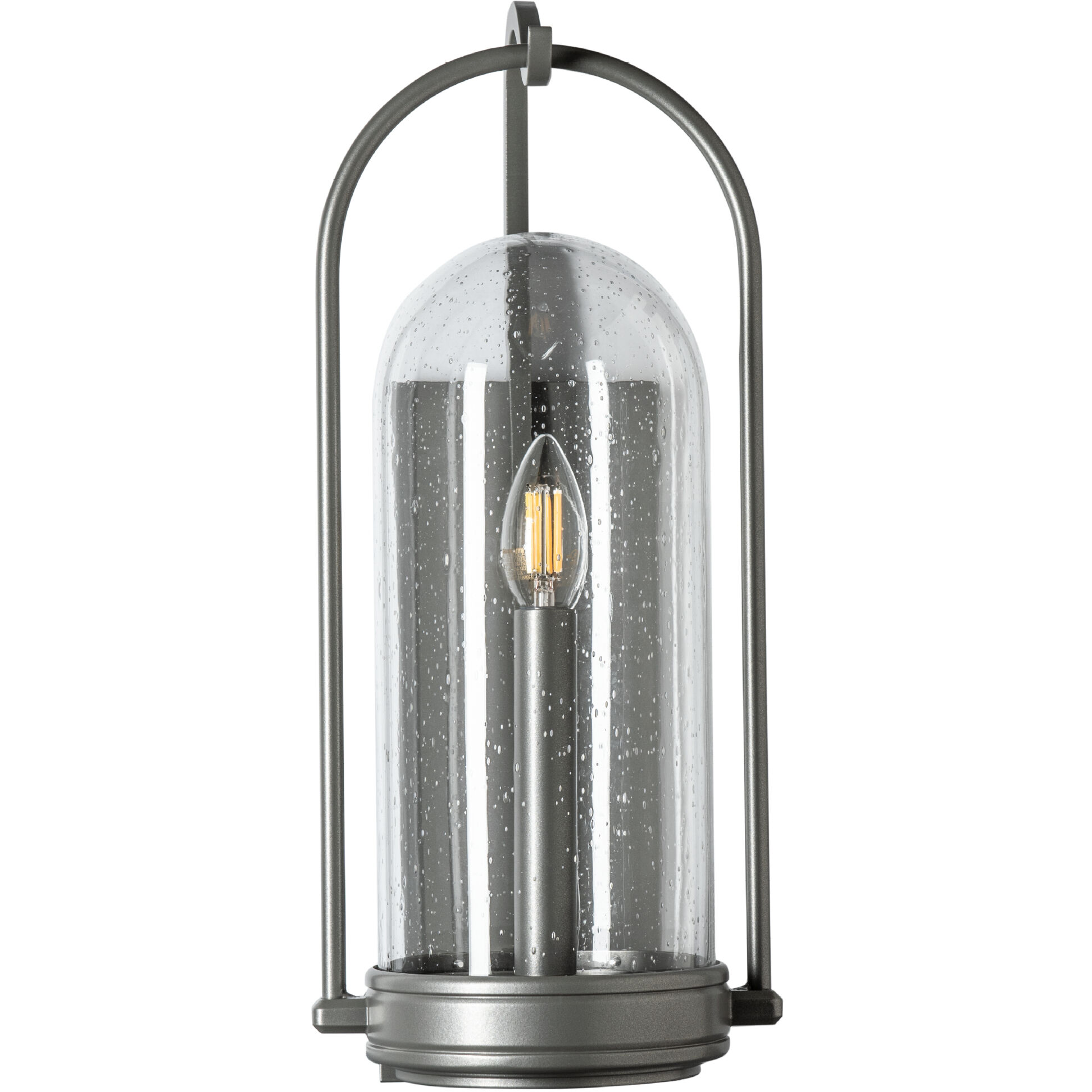 Davis 1 Light 18 inch Coastal Burnished Steel Outdoor Sconce, Small