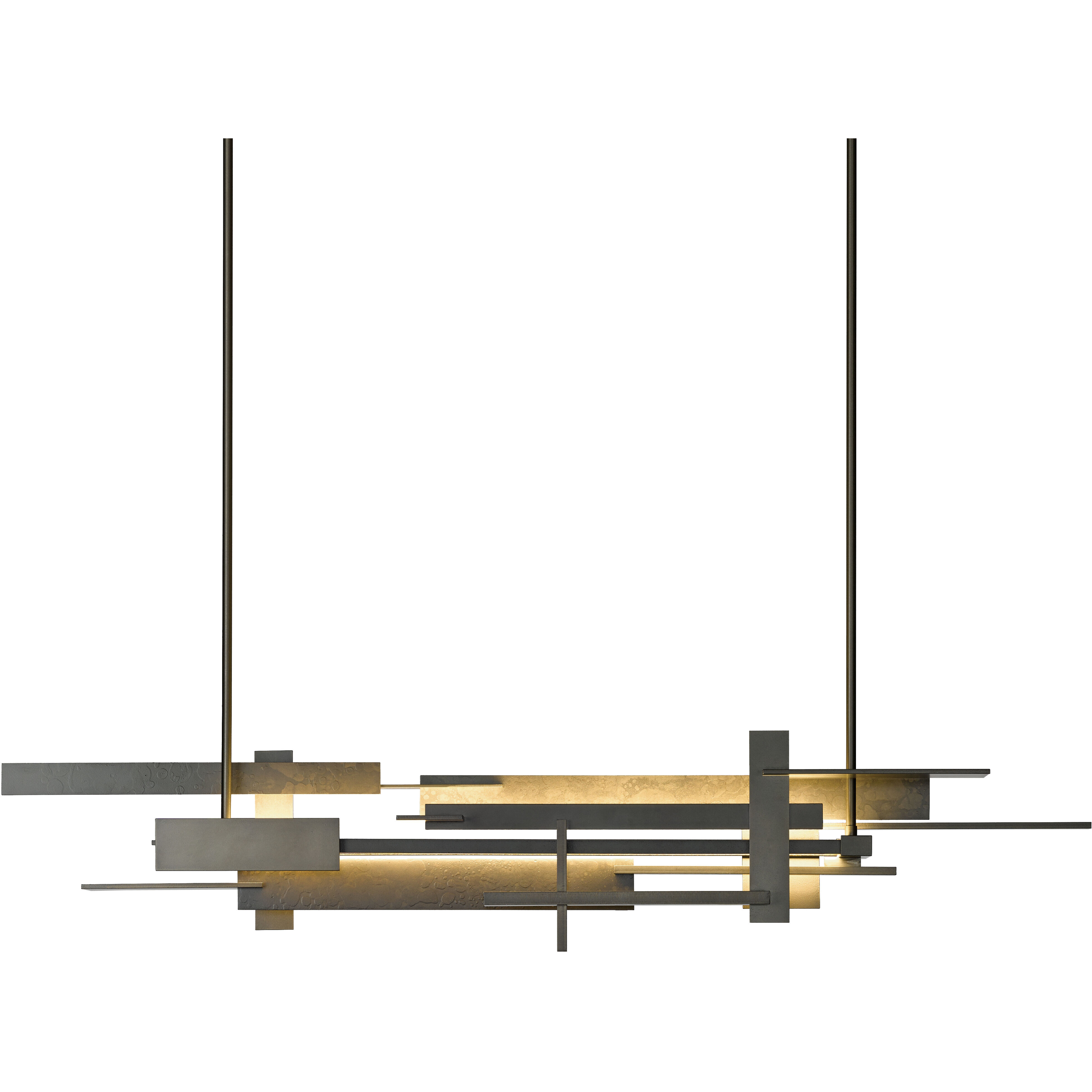 Planar LED 42.3 inch Dark Smoke Pendant Ceiling Light, Large