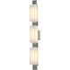 Oceanus 3 Light 33.5 inch Sterling ADA Sconce Wall Light