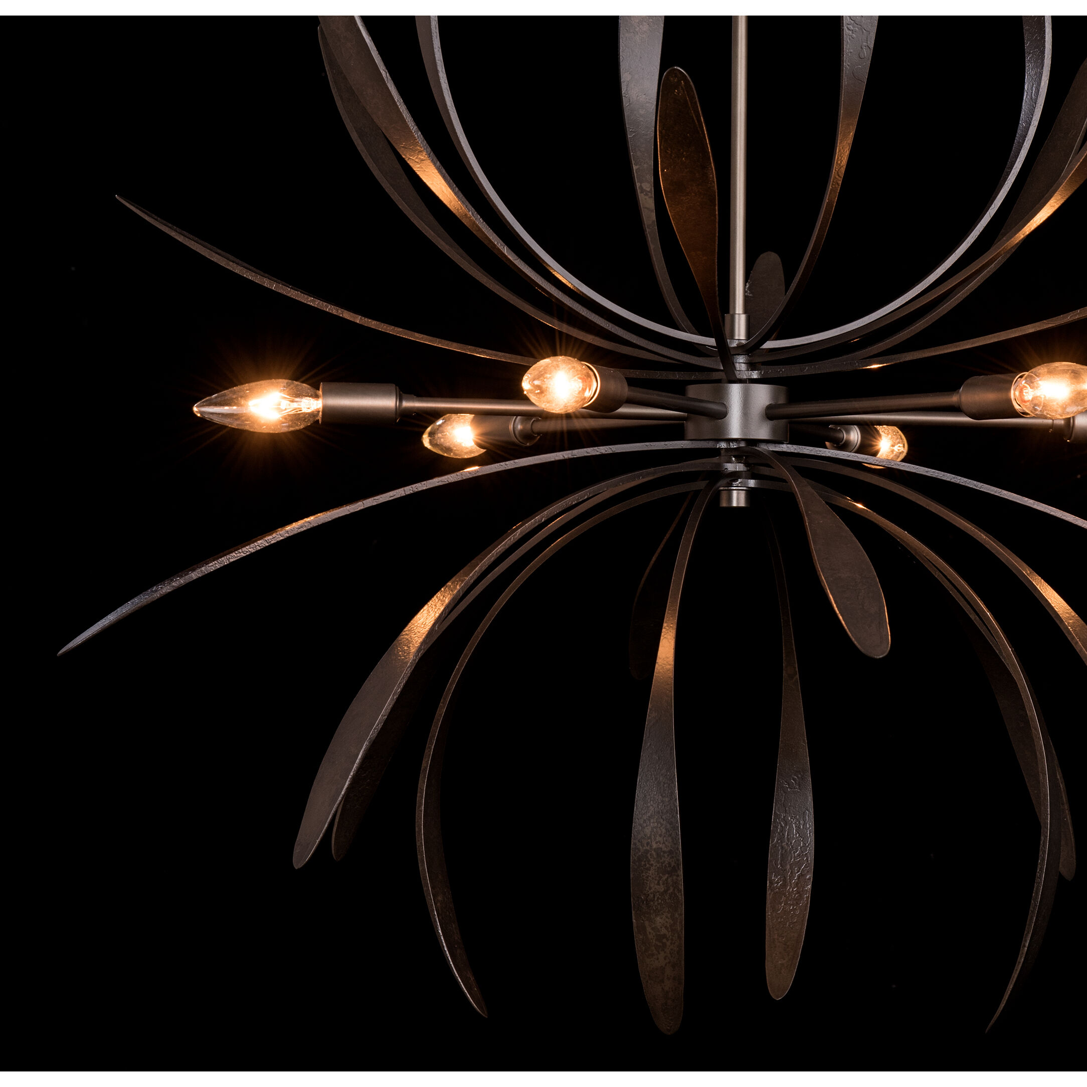 Dahlia 6 Light 32.7 inch Dark Smoke Chandelier Ceiling Light