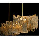 Brutus 6 Light 63 inch Modern Brass Pendant Ceiling Light, Large - Open Box