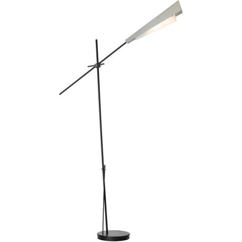 Vertex 83.1 inch 60 watt Vintage Platinum and White Floor Lamp Portable Light in Vintage Platinum/White