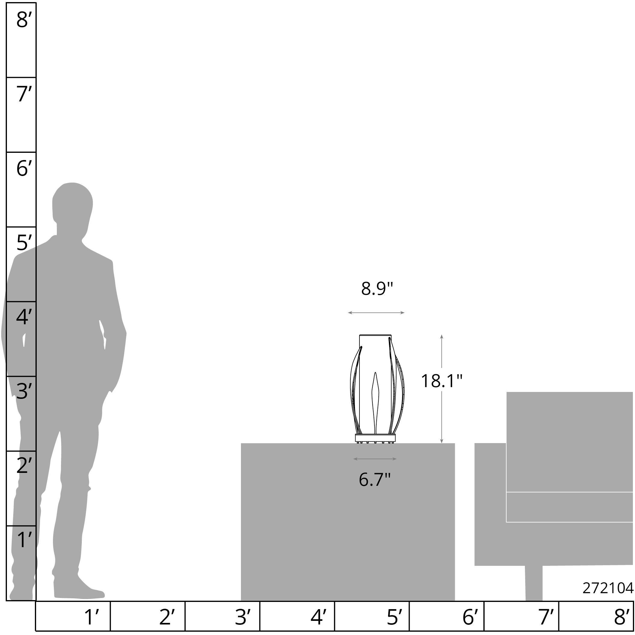 Dahlia 18.1 inch 60.00 watt White Table Lamp Portable Light, Cylindrical