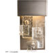 Fusion Sconce Wall Light in Dark Smoke, Small