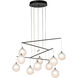 Fritz 10 Light 37.4 inch Sterling Mobile Pendant Ceiling Light