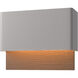 Stratum LED 7.4 inch Coastal Burnished Steel and Coastal Bronze Outdoor Sconce in Coastal Burnished Steel/Coastal Bronze