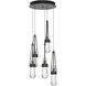 Link 5 Light 13 inch Dark Smoke Mini Pendant Ceiling Light