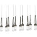 Link 10 Light 44.5 inch Dark Smoke Pendant Ceiling Light, Rectangular