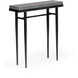 Wick 30 X 8.5 inch Black Console Table in Maple Grey