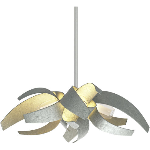 Hubbardton Forge Corona 4 Light 18.25 inch Vintage Platinum Dining Pendant Ceiling Light, Small 136500-1083 - Open Box