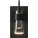 Erlenmeyer 1 Light 4.5 inch Black ADA Sconce Wall Light