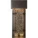 Ursa LED 23.6 inch Coastal Dark Smoke Outdoor Sconce, Small
