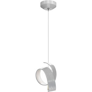 Riza 1 Light 9.1 inch White Mini Pendant Ceiling Light