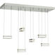 Art + Alchemy Stacks LED 9.4 inch Sterling Pendant Ceiling Light