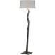 Facet 65.9 inch 100 watt Black Floor Lamp Portable Light in Flax