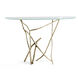 Brindille 52 X 16 inch Modern Brass Console Table