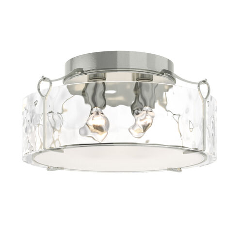 Bow 4 Light 19.6 inch Sterling Semi-Flush Ceiling Light in Water, Large