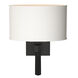 Beacon Hall 1 Light 11 inch Black Sconce Wall Light in Natural Anna, Oval
