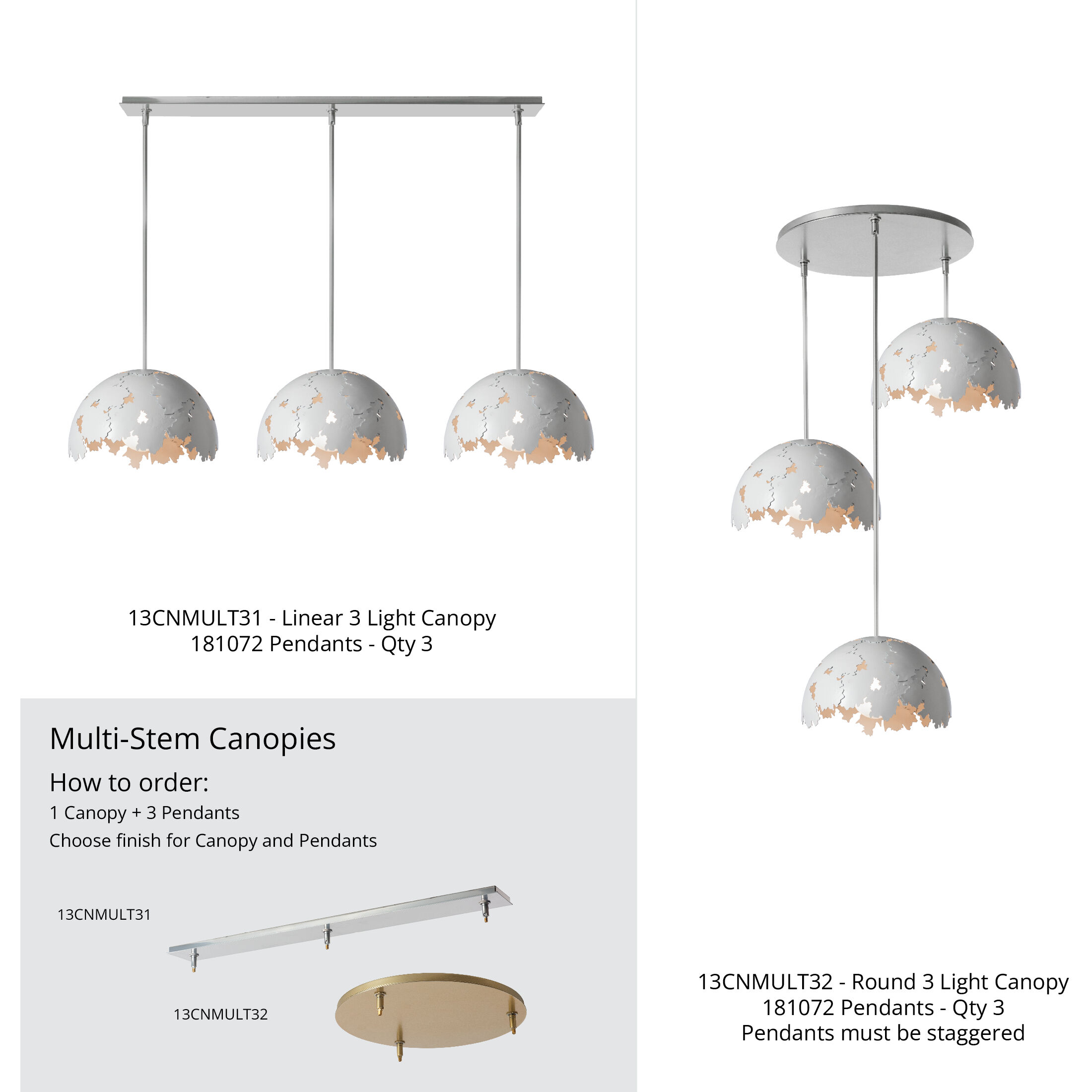 Pangea 1 Light 15.3 inch Modern Brass Pendant Ceiling Light