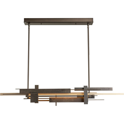 Planar LED 48.3 inch Dark Smoke and Soft Gold Pendant Ceiling Light in Dark Smoke/Soft Gold