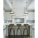 Atlas 1 Light 13.9 inch Dark Smoke Pendant Ceiling Light - Open Box