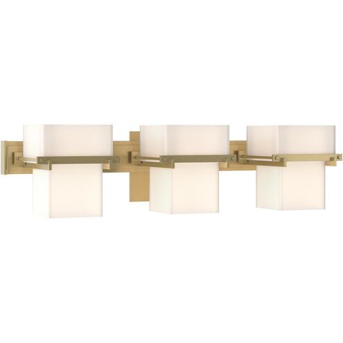 Kakomi 3 Light 24.5 inch Modern Brass Sconce Wall Light