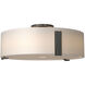 Impressions 3 Light 18.4 inch Natural Iron Semi-Flush Ceiling Light, Large