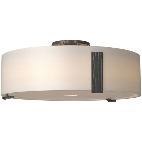 Impressions 3 Light 18.4 inch Natural Iron Semi-Flush Ceiling Light, Large