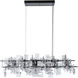 Fusion 10 Light 52.5 inch Ink Pendant Ceiling Light