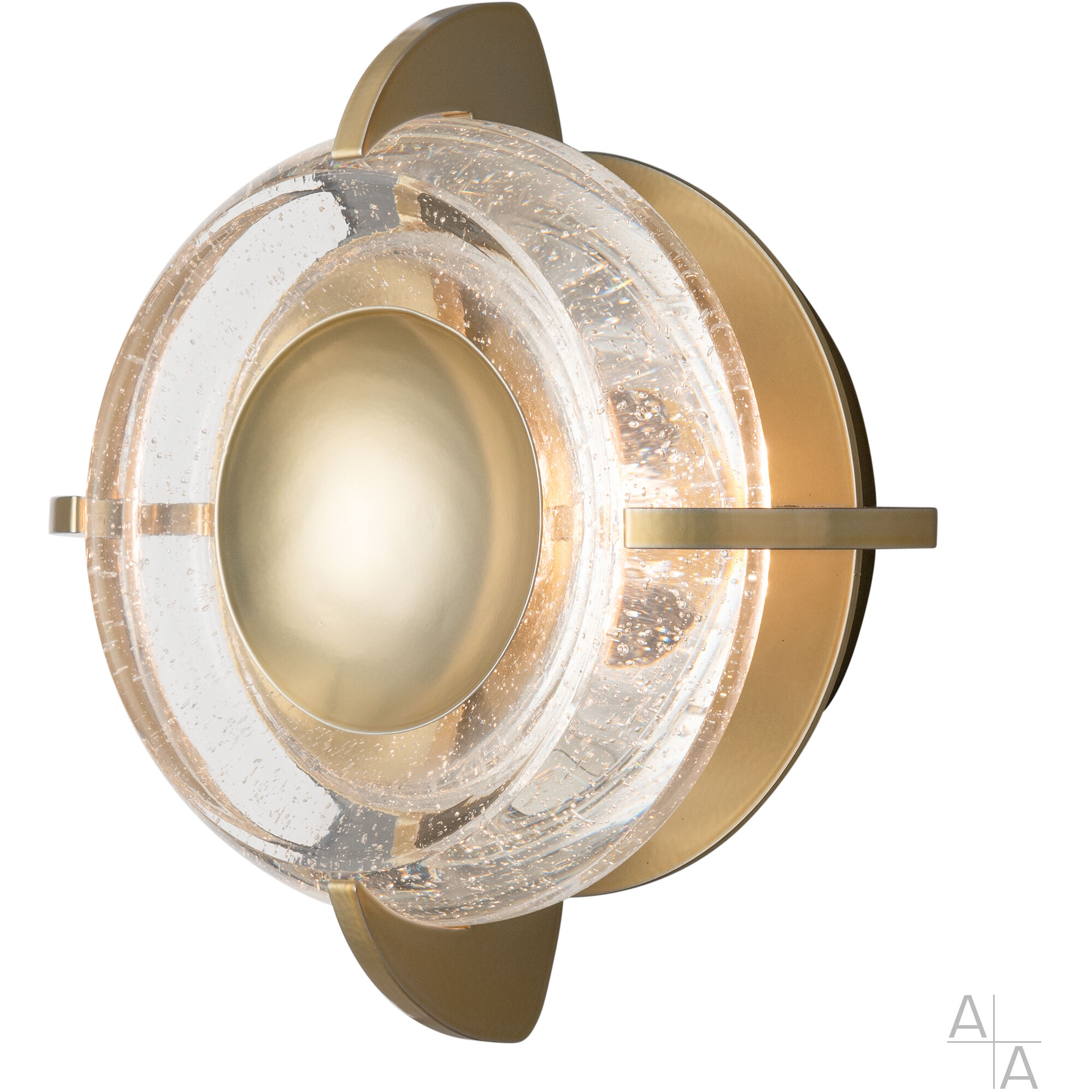 Lustra LED 10.6 inch Sterling Sconce/Flush Mount Wall Light, Art & Alchemy