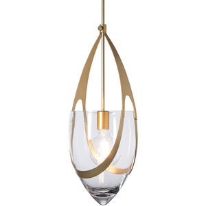 Vaso 1 Light 10.9 inch Modern Brass Pendant Ceiling Light