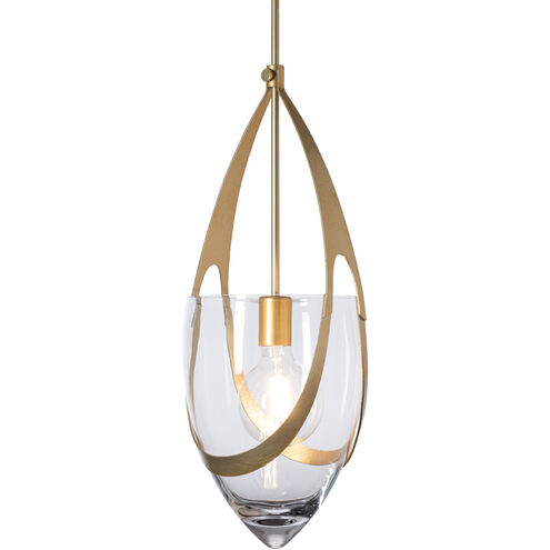 Vaso 1 Light 10.9 inch Modern Brass Pendant Ceiling Light