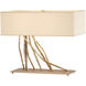Brindille 16.5 inch 60 watt Soft Gold Table Lamp Portable Light in Natural Anna