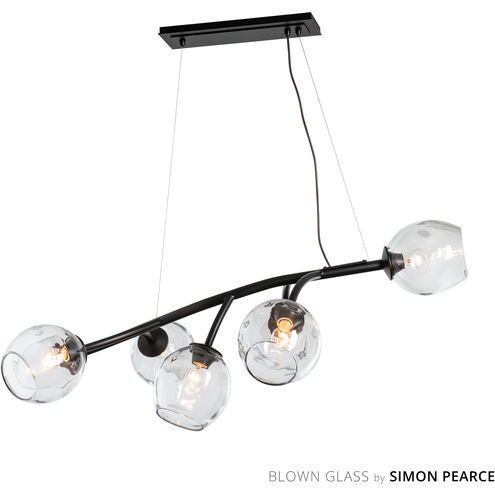 Vine 7 Light 49.3 inch Black Pendant Ceiling Light