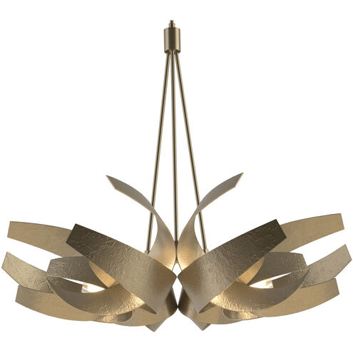 Corona 6 Light 35.1 inch Soft Gold Dining Pendant Ceiling Light, Large