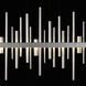 Cityscape LED 51.9 inch Dark Smoke/Vintage Platinum Pendant Ceiling Light, Large