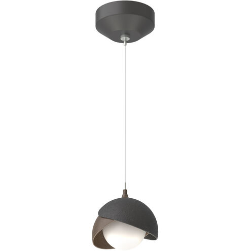 Brooklyn 1 Light 6 inch Black and Ink Mini Pendant Ceiling Light