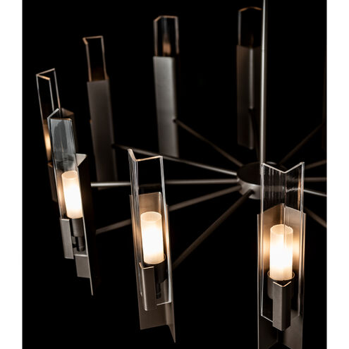 Summit 12 Light 40.2 inch Dark Smoke Pendant Ceiling Light in Clear