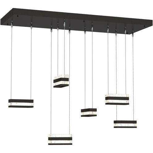 Art + Alchemy Stacks LED 9.4 inch Oil Rubbed Bronze Pendant Ceiling Light