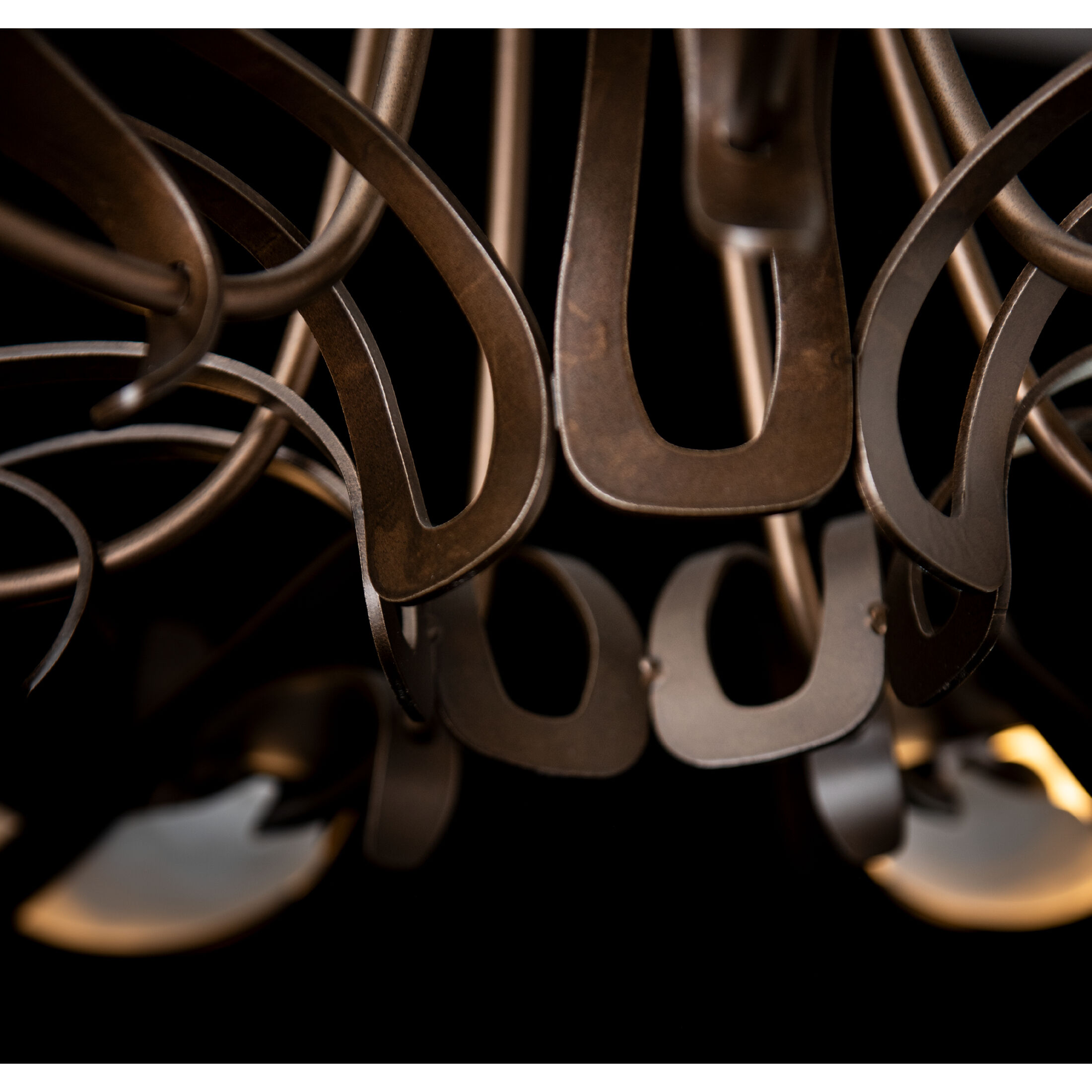 Parasol 7 Light 38.3 inch Bronze Chandelier Ceiling Light