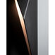 Carbon 1 Light 24.9 inch Coastal Black Outdoor Sconce, Right