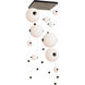 Abacus LED 35.5 inch White Pendant Ceiling Light in Opal