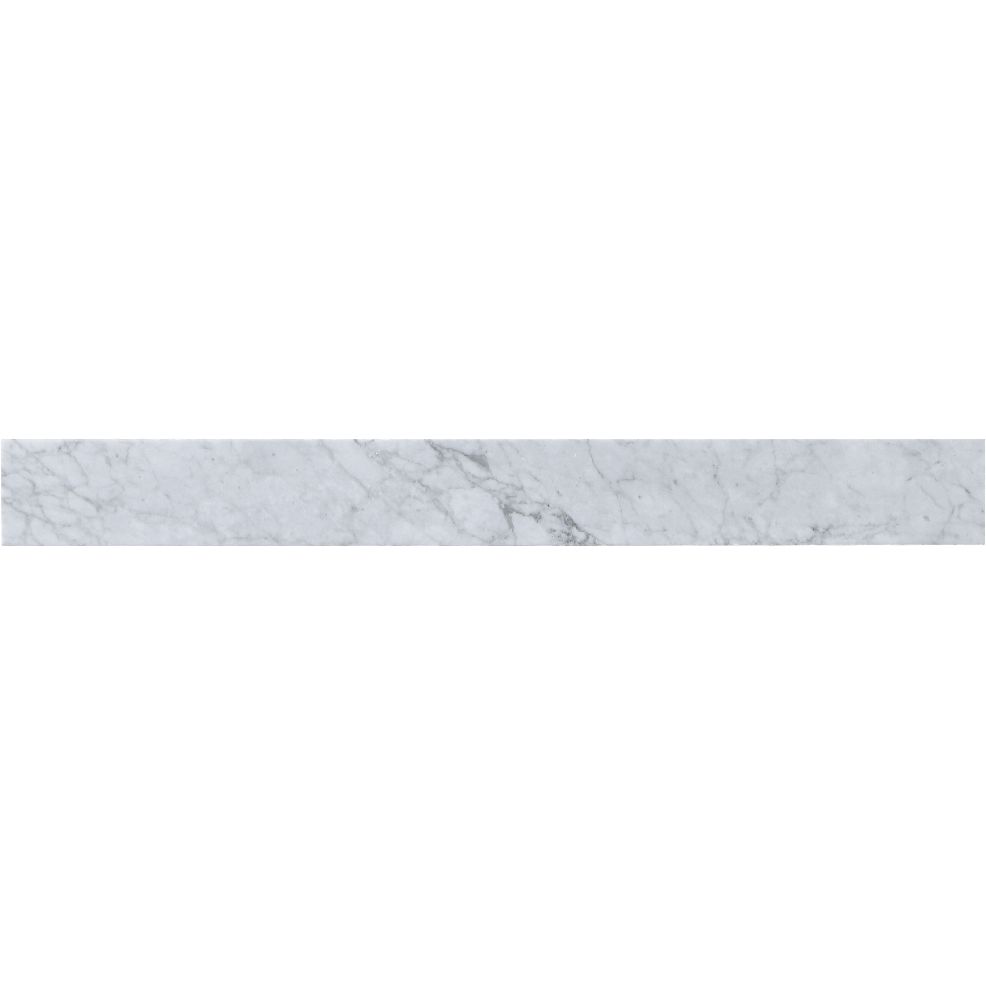 Backsplash 36 X 0.75 X 4 inch Carrara White Bathroom Vanity Backsplash