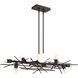 Brindille 8 Light 54.8 inch Oil Rubbed Bronze Linear Pendant Ceiling Light