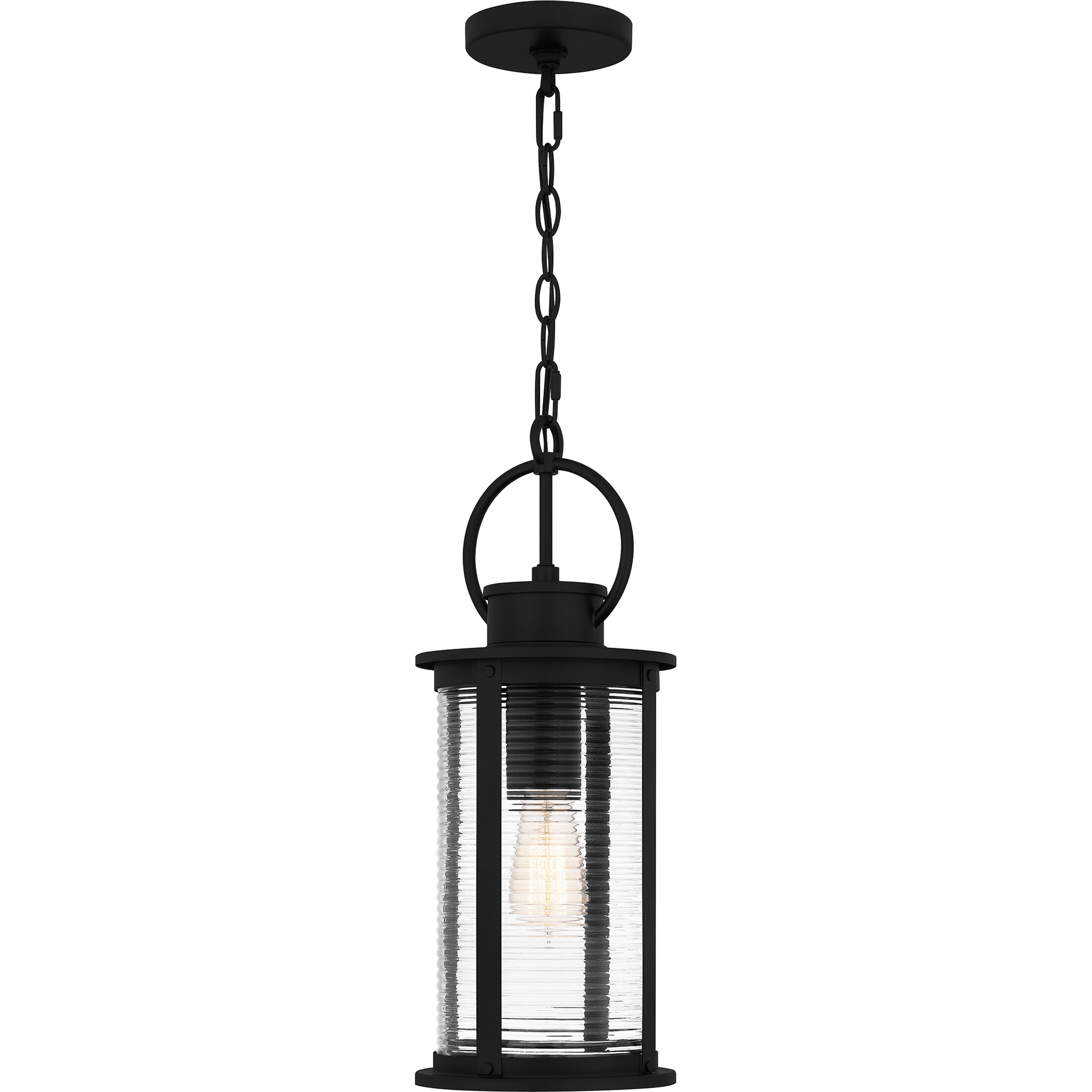 Tilmore 1 Light 7.5 inch Matte Black Mini Pendant Ceiling Light, Small